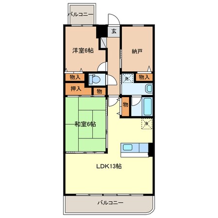 ローゼンクローネの物件間取画像